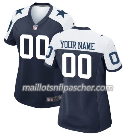 Maillot Dallas Cowboys Custom Nike Throwback Alternate - Femme
